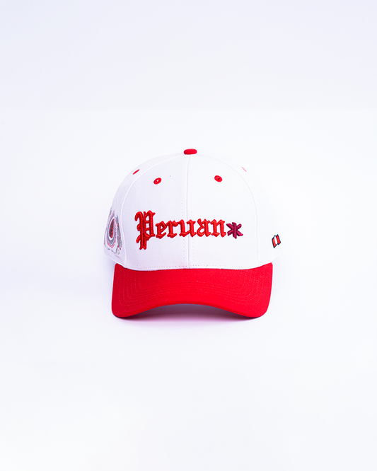 Gorra Peruan* Red & White