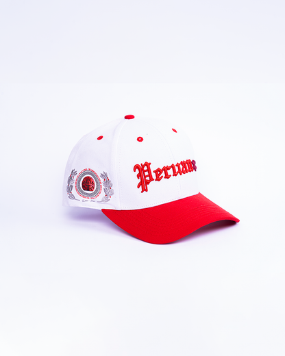 Gorra Peruan* Red & White